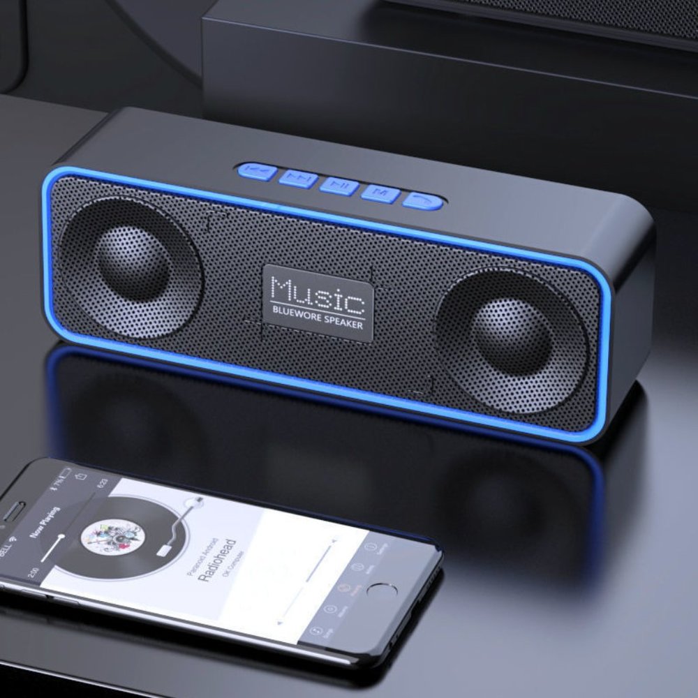 Wireless Bluetooth Speaker Subwoofer With Radio
